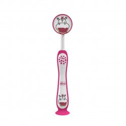 CHICCO Brosse A Dents 3-6 Ans - Hippopotame Fuchsia