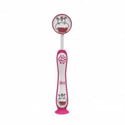 CHICCO Brosse A Dents 3-6 Ans Hippopotame Fuchsia