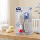 CHICCO BROSSE ET PEIGNE ROUGE ET BLEU