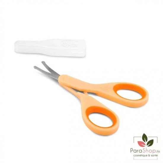 CHICCO Ciseaux A Ongles Pour Bebe - Orange CHICCO Ciseaux A Ongles Pour Bebe - Orange