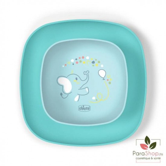CHICCO ENSEMBLE D'ASSIETTES 12M+ - Bleu CHICCO ENSEMBLE D'ASSIETTES 12M+ - Bleu