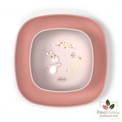 CHICCO ENSEMBLE D'ASSIETTES 12M+ - Rose