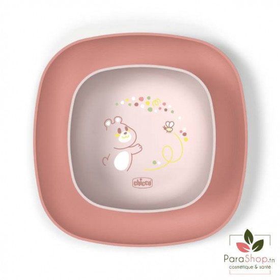 CHICCO ENSEMBLE D'ASSIETTES 12M+ - Rose CHICCO ENSEMBLE D'ASSIETTES 12M+ - Rose