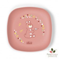 CHICCO ENSEMBLE D'ASSIETTES 12M+ - Rose CHICCO ENSEMBLE D'ASSIETTES 12M+ - Rose