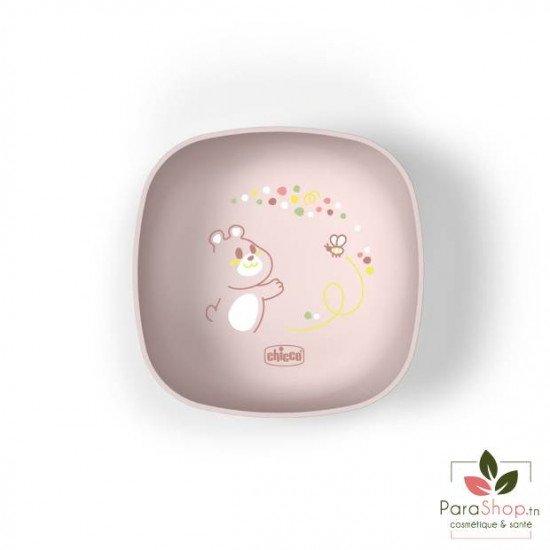 CHICCO ENSEMBLE D'ASSIETTES 12M+ - Rose CHICCO ENSEMBLE D'ASSIETTES 12M+ - Rose