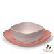 CHICCO ENSEMBLE D'ASSIETTES 12M+ - Rose CHICCO ENSEMBLE D'ASSIETTES 12M+ - Rose