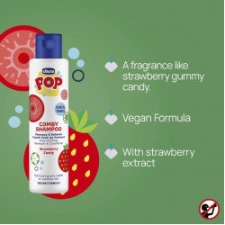 CHICCO KIDS & TEENS POP Shampoing et Apres Shampoing Bonbon a la Fraise 250ML CHICCO KIDS & TEENS POP Shampoing et Apres Shampoing Bonbon a la Fraise 250ML