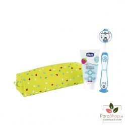 Chicco Kit Dentifrice + Brosse A Dents 3-6 ANS Tigre