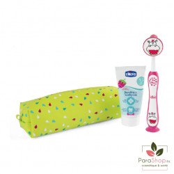Chicco Kit Dentifrice + Brosse A Dents 3-6 ANS Hippo