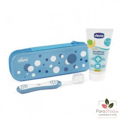 Chicco Kit Dentifrice + Brosse A Dents 6-36M - Bleu