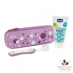 Chicco Kit Dentifrice + Brosse A Dents 6-36M - Rose