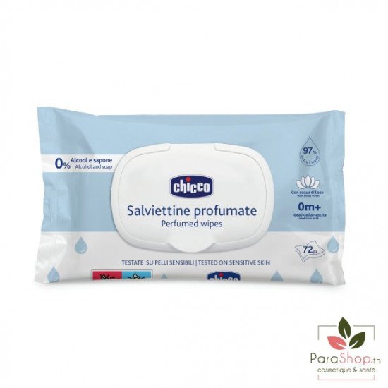 CHICCO Lingettes Parfumees 72PCS CHICCO Lingettes Parfumees 72PCS