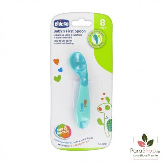 CHICCO Ma Premiere Cuillere 8M+ - BLeu