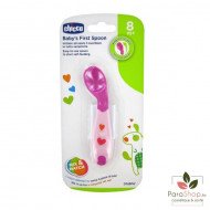 CHICCO Ma Premiere Cuillere 8M+ - Rose