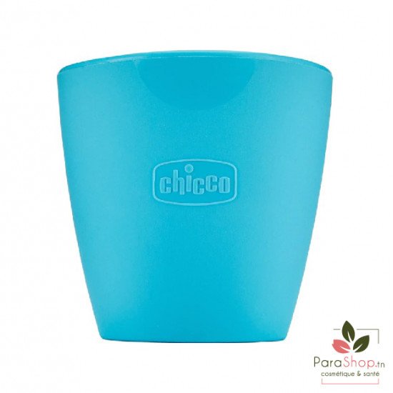 CHICCO Mini Tasse En Silicone 6M+ - Bleu