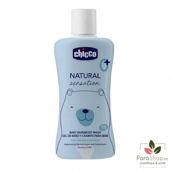 CHICCO Natural Sensation Gel Douche Corps et Cheveux 0m+ 200ML CHICCO Natural Sensation Gel Douche Corps et Cheveux 0m+ 200ML