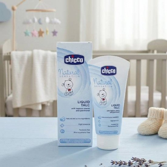 CHICCO NATURAL SENSATION LIQUID TALC 100ML