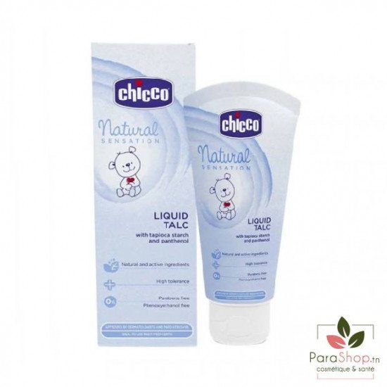 CHICCO NATURAL SENSATION LIQUID TALC 100ML CHICCO NATURAL SENSATION LIQUID TALC 100ML