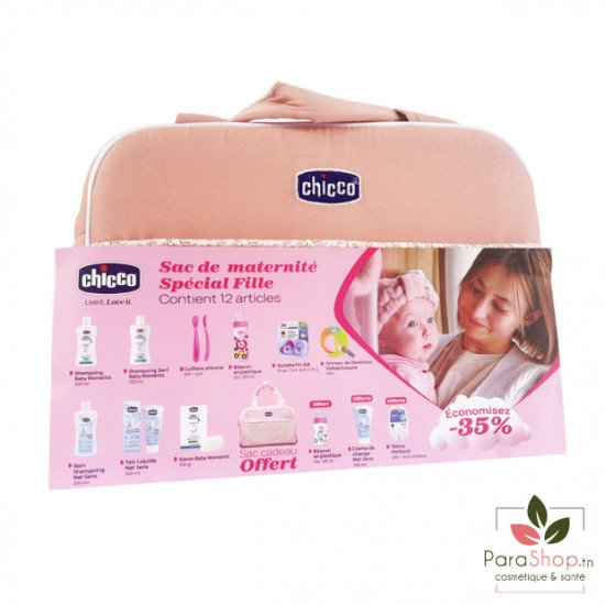 CHICCO SAC MATERNITE FILLE - 12 ARTICLES