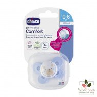 Chicco Sucette Physio Comfort Silicone 0-6M Bleu