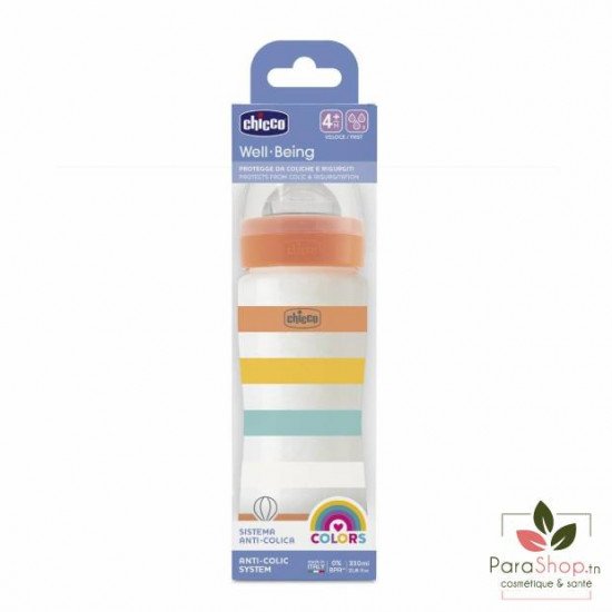CHICCO Well Being Bottle Fast Flow 4m+ 330ML