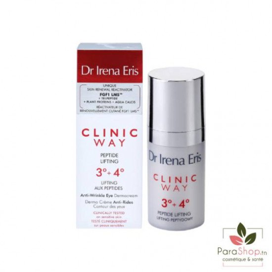 CLINIC WAY Dermocrème anti-rides 3°+4° contour des yeux