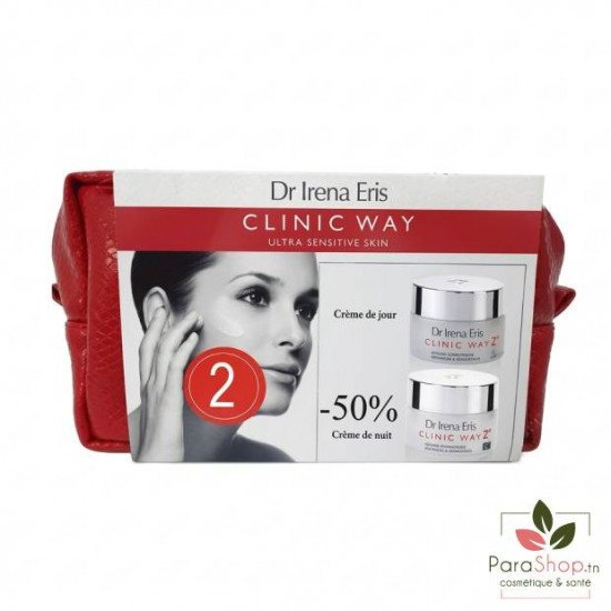 CLINIC WAY TROUSSE 2 CREME DE JOUR +CREME DE NUIT -50%