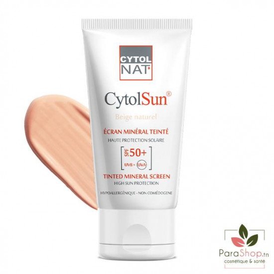 CYTOLNAT CYTOLSUN ECRAN MINERAL TEINTE SPF50+ BEIGE NATUREL