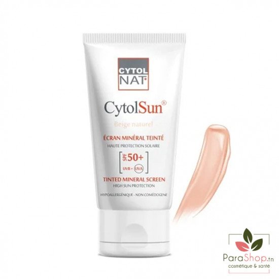 CYTOLNAT CYTOLSUN ECRAN MINERAL TEINTE SPF50+ - BEIGE NATUREL