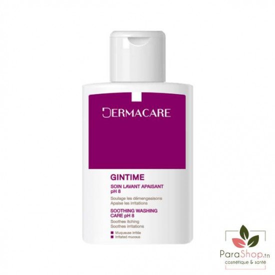 DERMACARE GINTIME Soin Toilette Intime pH 8 100ML DERMACARE GINTIME Soin Toilette Intime pH 8 100ML