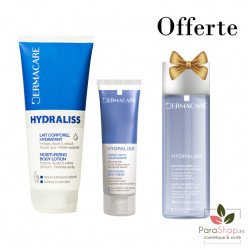 DERMACARE PACK HYDRALISS RICHE + LAIT HYDRATANT 200ML +  Eau Micellaire 200ML OFFERTE
