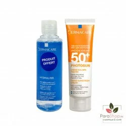 DERMACARE PACK PHOTOSUN Creme Teintee Peaux Normales à Seches 1.5 + Eau Micellaire 170ML OFFERTE