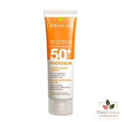 DERMACARE PHOTOSUN Creme Solaire Teintee Peaux Mixtes A Grasses 02 DERMACARE PHOTOSUN Creme Solaire Teintee Peaux Mixtes A Grasses 02