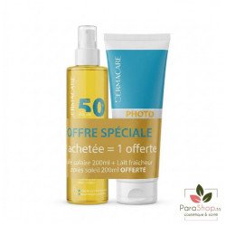 DERMACARE PACK PHOTOSUN EAU SOLAIRE + LAIT FRAICHEUR APRES SOLEIL OFFERT