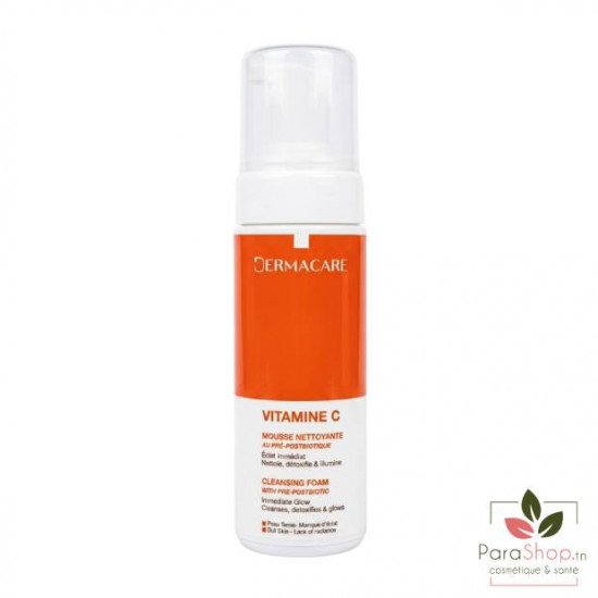 DERMACARE VITAMINE C MOUSSE NETTOYANTE 150ML