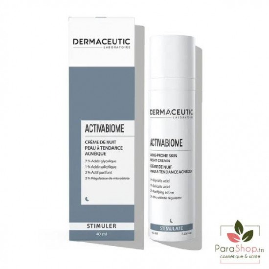 DERMACEUTIC ACTIVABIOME Creme de Nuit 40ML DERMACEUTIC ACTIVABIOME Creme de Nuit 40ML