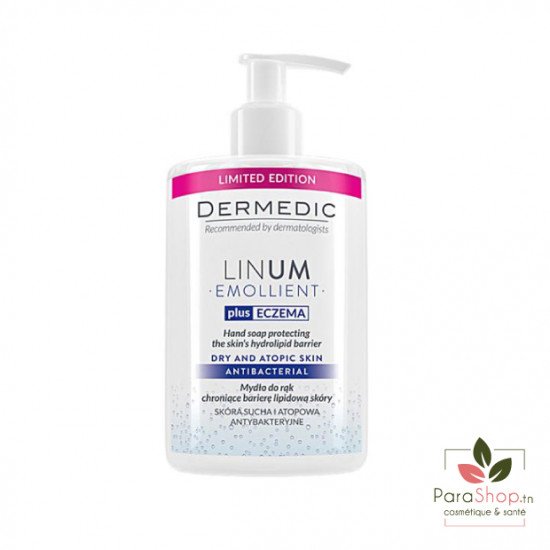 DERMEDIC LINUM EMOLLIENT SAVON A MAIN ANTIBACTERIEN 300ML