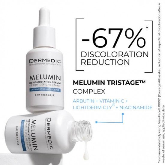DERMEDIC MELUMIN SERUM DEPIGMENTANT ANTI AGE 30ML DERMEDIC MELUMIN SERUM DEPIGMENTANT ANTI AGE 30ML