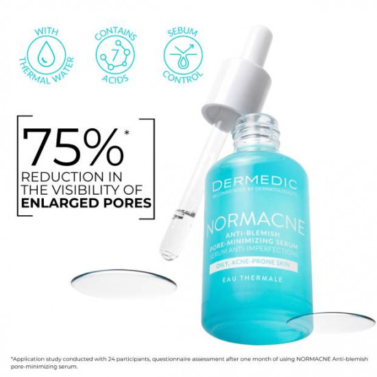 DERMEDIC NORMACNE Serum Anti Imperfections Pores Resserres 30ML