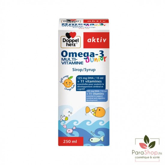 AKTIV Omega 3 Junior Multivitamine Sirop 250ML