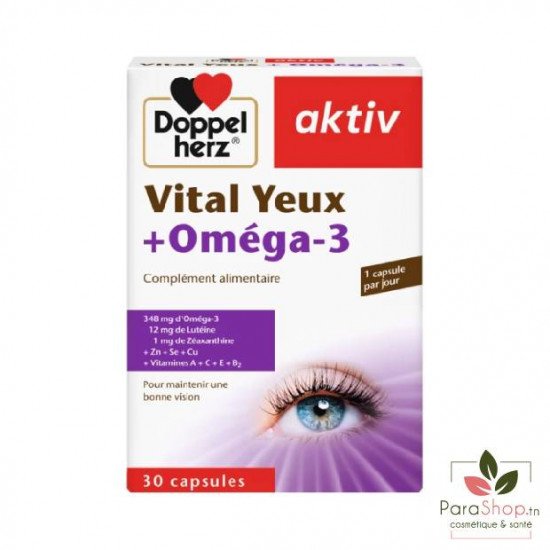 AKTIV Vital yeux + Omega 3 30 GELULES AKTIV Vital yeux + Omega 3 30 GELULES