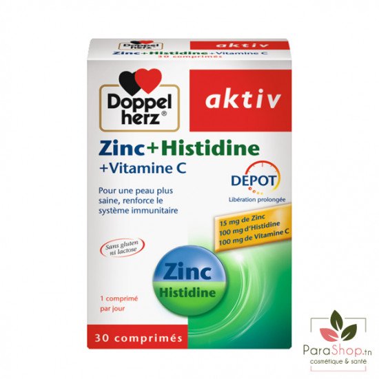 AKTIV Zinc + Histidine + Vitamine C 30 Comprimes