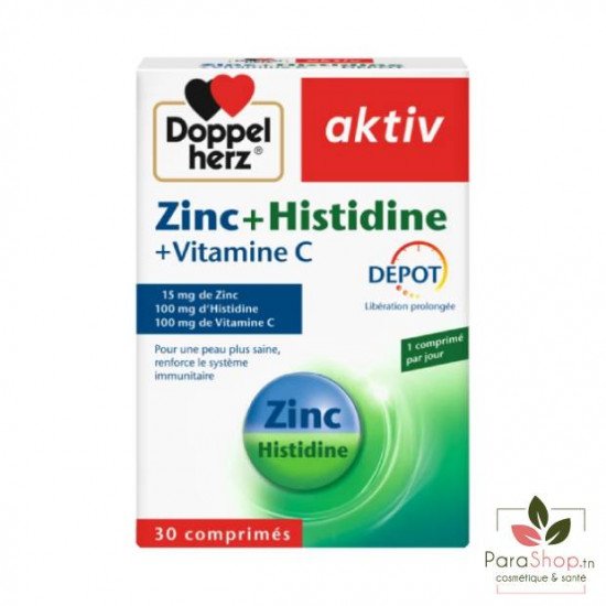 AKTIV Zinc + Histidine + Vitamine C 30 Comprimes AKTIV Zinc + Histidine + Vitamine C 30 Comprimes