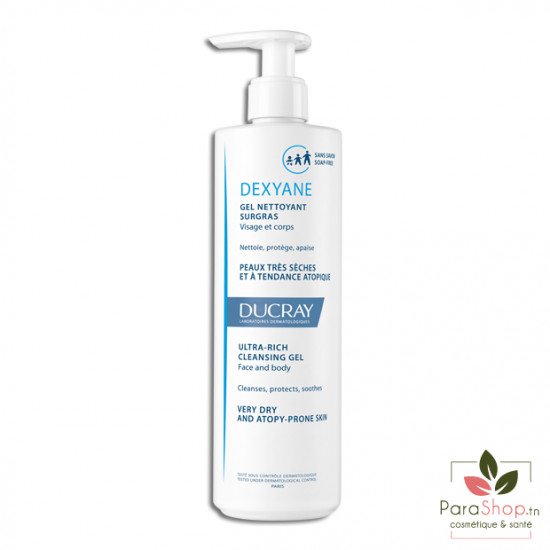 DUCRAY DEXYANE GEL NETTOYANT SURGRAS 400ML