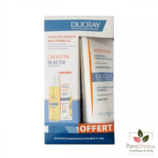 DUCRAY DUO CREASTIM LOTION + ANAPHASE+ SHAMPOOING ANTI CHUTE 100ML