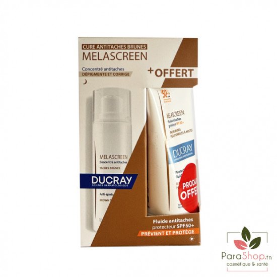 DUCRAY DUO MELASCREEN Concentre antitaches + Fluide Anti Taches SPF50+ 0FFERT DUCRAY DUO MELASCREEN Concentre antitaches + Fluide Anti Taches SPF50+ 0FFERT