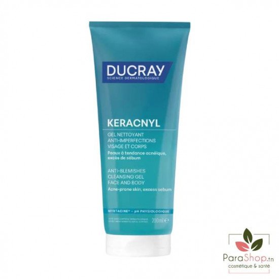 DUCRAY KERACNYL GEL NETTOYANT 200ML