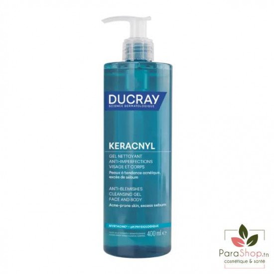 DUCRAY KERACNYL GEL NETTOYANT 400ML