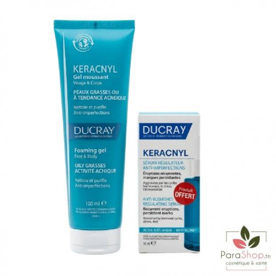 DUCRAY PACK KERACNYL SERUM + GEL MOUSSANT 100ML OFFERT DUCRAY PACK KERACNYL SERUM + GEL MOUSSANT 100ML OFFERT