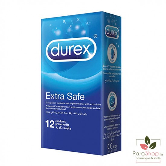 DUREX EXTRA SAFE 12 Preservatifs
